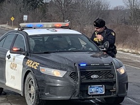 Roads around the scene of Tuesday's shooting of an OPP officer near Hagersville remain closed as investigation continues. A large area  is blocked off and several police officers remain on scene Wednesday morning.  An OPP helicopter is also over the scene. VINCENT BALL