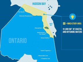 The National Marine Conservation Area (NMCA) project overseen by Mushkegowuk Council aims to preserve peatlands and establish environmentally protected areas on the western side of James Bay and southwestern Hudson Bay.