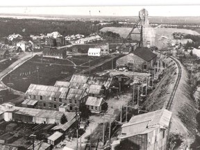 The board of directors for the Dome Mine arrived in town in late 1923 to investigate "mining at depth" – apparently, other mines in the Porcupine were doing so with great results – the Dome followed suit with obviously excellent results. This photo shows the Dome Mine in the early 1920s.

Supplied/Timmins Museum