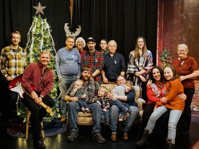 Local musicians came together at a festivally decorated Manluk Theatre to play a sold out benefit concert Saturday night in support of Jacob Haayema and his family.
Streberg Photography
