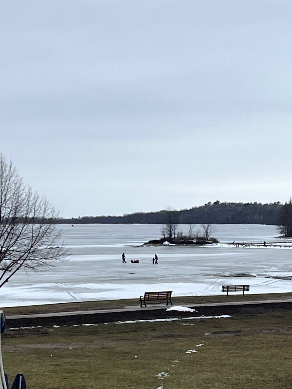 Ice not thick enough for huts or machines in North Bay Northern News