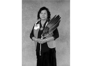 Craig Richards, "Portrait of Elder Betty Letendre, Cree," 2020 Collection of Peter Poole.