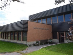 The Fairview Public Library in Fairview, Alta. on Saturday, Aug. 22, 2020.