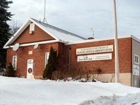 Both the the community hall/banquet room and Prince Township Museum’s classroom are in the township’s municipal building. MARGUERITE LA HAYE