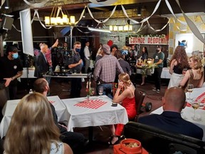 In From Italy with Amore's script, the film takes place in an Italian restaurant for most of its screen time, and actor/producer Marcus Rosner said Vicky's Bistro was the perfect place. photo provided
