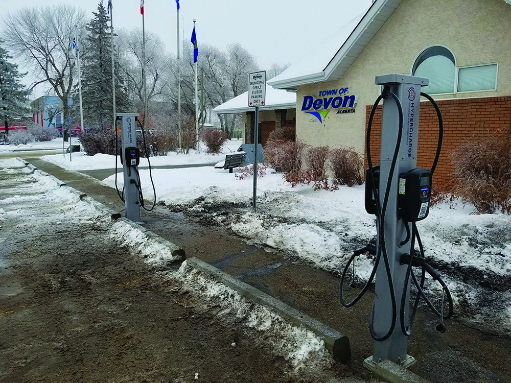 Electric vehicle charging stations coming to Devon Devon Dispatch