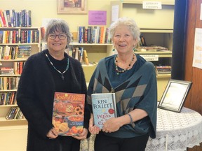 Judy Underwood (left) and Sallie Hunt inside of The Book Nook. How could you not check it out with those smiles?