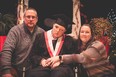 Ethan Tucker is shown here with parents Chris and Shawntel during his graduation ceremony from Brockville Collegiate Institute back in November.