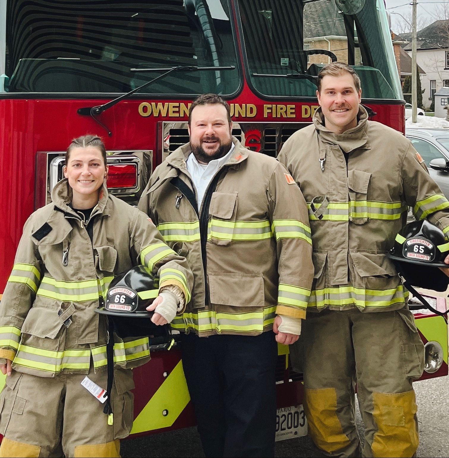 Two adds two firefighters including department's first woman | Owen ...