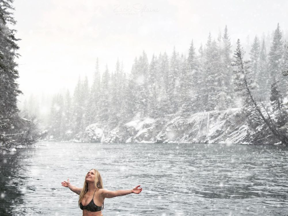 Barefoot Blonde Inspires On The Benefits Of Cold Water Exposure Bow Valley Crag And Canyon