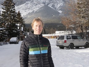 Jeremy White is a Canmore based actor and volunteer with Community Cruisers. photo by Pam Doyle/www.pamdoylephoto.com