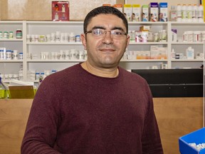 Omar Safir, pharmacist at Brantford Pharmacy, says now he can serve customers better by prescribing medication for minor ailments.