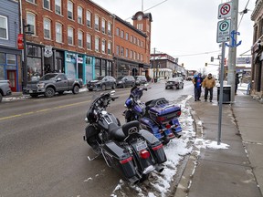 Only a handful of motorcycles were seen on Main Street in Port Dover on Friday.  Brian Thompson