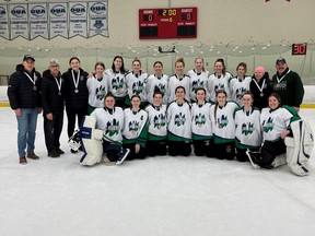 The Nipissing Lakers Ringette team was the bronze medal winners at the Canadian University Ringette Championships.