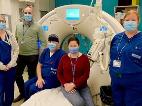 Members of Brockville General Hospital's diagnostic imaging team pose at the facility. (SUBMITTED PHOTO)