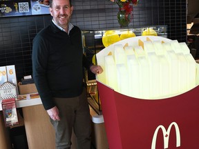 Jason Trussell, McDonald's franchise owner, is shown at the new restaurant in Tilbury.  (Tom Morrison/Chatham This Week)