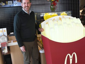 Jason Trussell, McDonald's franchise owner, is shown at the new restaurant in Tilbury. (Tom Morrison/Postmedia Network)