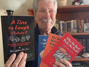 No joke - Cornwall author Tom Cooper has already published four volumes of humorous short stories in this decade.  Handout/Cornwall Standard Freeholder/Postmedia Network