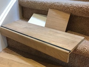 CO.staircase carpet hardwood