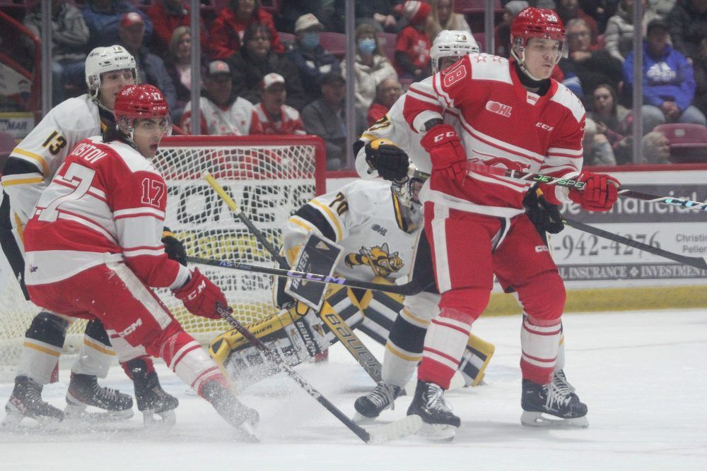 Soo Greyhounds lose 3-0 to the Sarnia Sting in OHL action