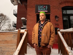 Lucas Nault, owner of Lucas Nault Hair Studio at the corner of Somerset and Bay streets, says the convoy came at the worst possible moment for small businesses in downtown Ottawa.