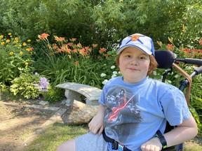 Jonny Longmore, 10, is dealing with the realities of the Duchenne Muscular Dystrophy diagnosis he received in 2019. A fundraiser dubbed Help Jonny Get Around is being held between 3 and 11 p.m. on Feb. 4 at the Germania Club Hall in Pembroke. The money will be used to assist Jonny and his family with accessibility home renovations, and a new accessible vehicle to help him travel around the community as well as for frequent trips to CHEO.