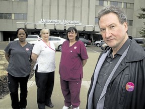 Peter Bergmanis, vice-president of health care for Unifor Local 27 with workers at University Hospital in London, in a file photograph from 2018. File photo/Mike Hensen