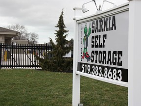 Sarnia Self Storage at 720 Devine St. in Sarnia.  (Tyler Kula/ The Observer)