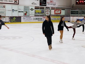 The Whitecourt Skating Club, pictured with Olympic medalist Kaetlyn Osmond in 2022, are one of the user groups at the Scott Safety Centre. Some fee increases at recreational facilities have been approved for March 2023.