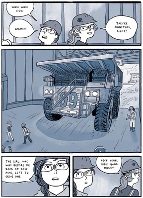 Kate Beaton’s Ducks: Two Years in the Oil Sands. Image supplied by Drawn+Quarterly