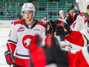 Ondrej Becher nabbed two goals and an assist in PG's 5-1 victory over Kelowna Tuesday night at the CN Centre.