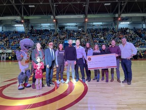 The Pros vs. Joes event held at Sudbury Community Arena on Dec. 29 raised $35,000 for local children’s charities, the Sudbury Five and promoters Kim Brouzes, Connor LaRocque and Tristan Ritchie announced.