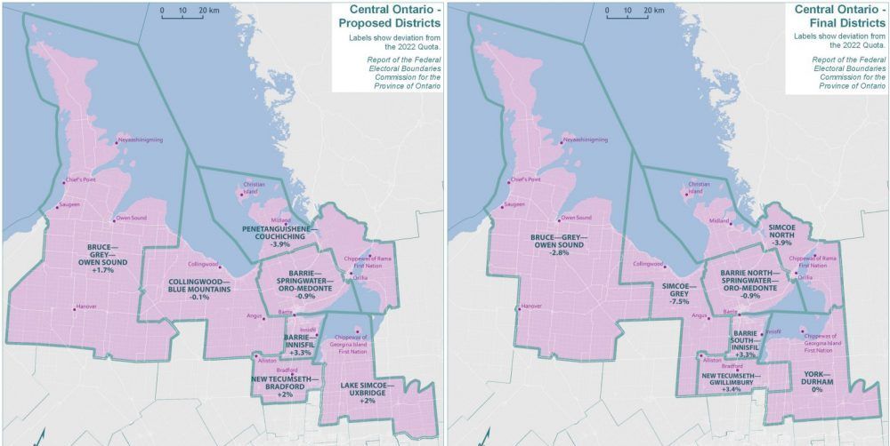 GreyBruce not impacted by federal electoral district changes