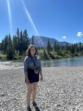 Local resident Laurie Kardynal, who established the Ukrainians in Sherwood Park Facebook page, has been hosting 17-year-old Maria from Kyiv. Photo supplied