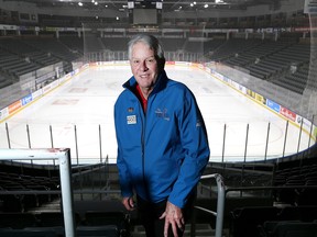 Ken Thompson, one of the vice-chairs of the 2020 Tim Hortons Brier, at the Leon's Centre on Thursday, Feb. 13, 2020.