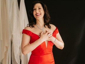 Cara Lianne McLeod, a singer and producer (CLM Productions), is bringing the opera Roberto Devereux to Festival Place on Saturday, March 11 at 7:30 p.m. Photo courtesy Emilie Iggiotti
