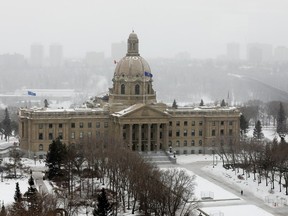 The Alberta legislature in Edmonton. PHOTO BY DAVID BLOOM /Postmedia