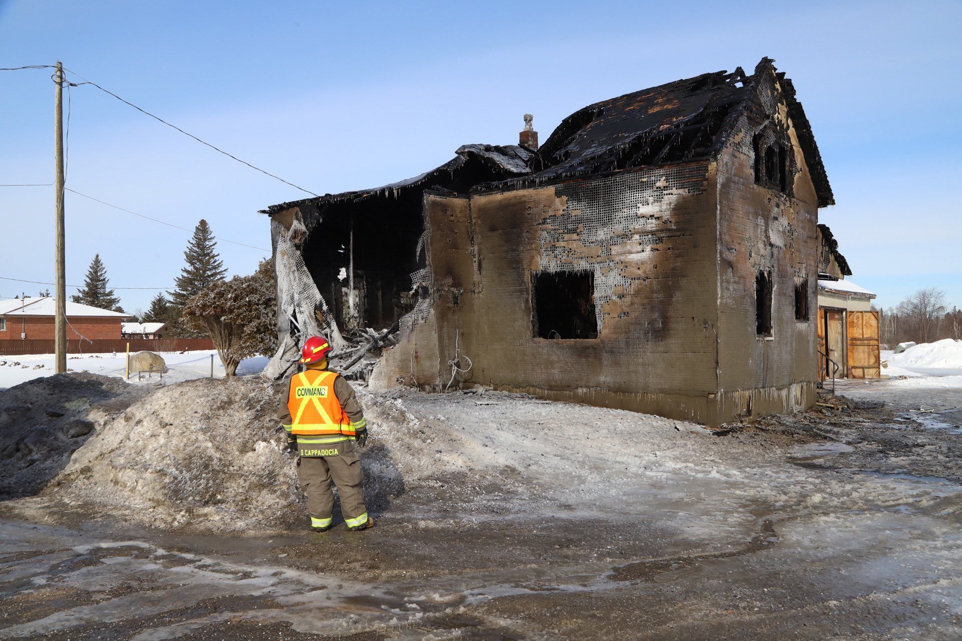 Gallery Fire destroys home in Blezard Valley Sudbury Star