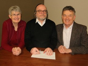 From left, Anne Laughlin, Eli Klasner and Ted Price.