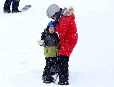 The City of Greater Sudbury hosted Snow Day, a free outdoor family celebration near the Grace Hartman Amphitheatre in Bell Park on Saturday, Feb. 4, 2023. Activities included snowshoeing, skating, snowboarding, tobogganing and more. There was be a warming area and fire pits, free hot chocolate, entertainment and change tables and nursing stations for families with babies and young children. Transportation to Bell Park was free of charge aboard Greater Sudbury Transit. Free helmets and equipment for activities were also available for loan. Meals and snacks were available for purchase from food vendors. Ben Leeson/The Sudbury Star/Postmedia Network