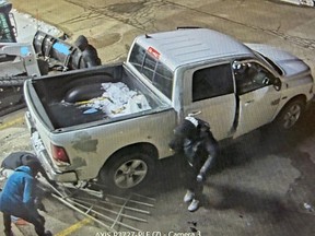 Brant OPP are looking for four suspects following a Feb. 27 break-in to an Oak Park Road business.