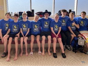 The Brantford Collegiate Institute swim team recently competed at the Central Western Ontario Secondary Schools Association championship. Submitted