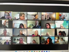 Screen shot of the Social Development Council of Cornwall and Area's presentation of the Virtual Mental Health Services Workshop. Handout/Cornwall Standard-Freeholder/Postmedia Network