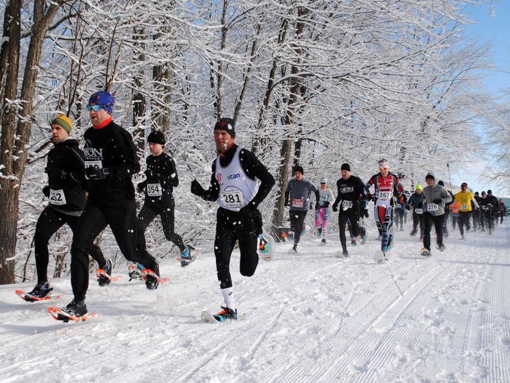 Dion snowshoe sale race