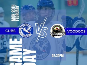 Cubs roll over Voodoos on Family Day.
