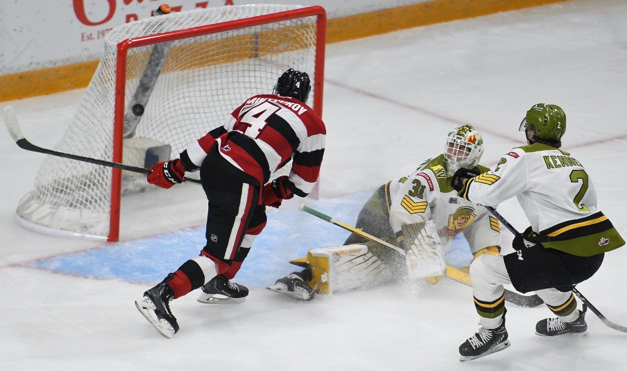Late goal gives North Bay win over Ottawa in OHL exhibition game