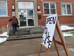 River City Vineyard in Sarnia held an open house Saturday to show the progress on its efforts to open an expanded shelter for individuals experiencing homelessness.