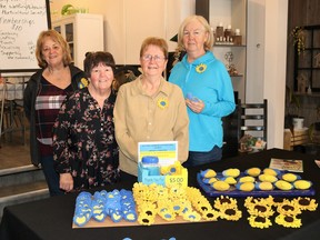 Members of the Watford-Warwick Horticultural Society held fundraiser for Ukraine last April. This year, the society is resuming in-person events with a pair of speakers coming to the Horticultural Centre in Watford on Feb. 16 and March 17.
File photo/Postmedia Network