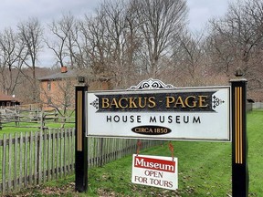 The Backus-Page House Museum has received a boost of almost $125,000 from the provincial government for additional workspaces and educational programs. File photo