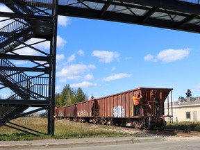 The rail line played a vital role in growing Whitecourt, supporting the local forestry, oil and gas, and gravel industries, said Mayor Tom Pickard.